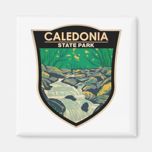 Caledonia State Park Pennsylvania  Badge Magneet (Voorkant)