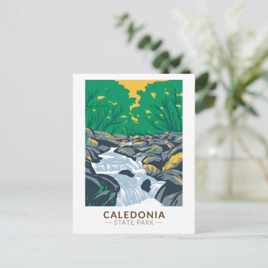 Caledonia State Park Pennsylvania  Briefkaart (Staand voorkant)