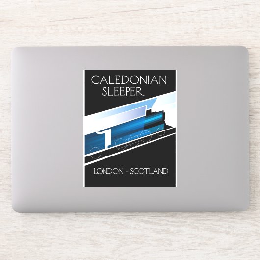 Caledonian Sleeper Londen Schotland reisposter Sticker (Computer)