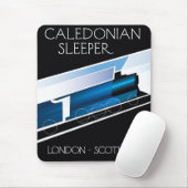 Caledonian Sleeper London Scotland reisposter Muismat (Met muis)