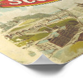 Caledonische spoorweg. Tours in Schotland. Poster (Hoek)