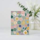 Caleidoscoop droom gepersonaliseerd briefkaart (Staand voorkant)