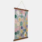 Caleidoscoop droom gepersonaliseerd hangend wandkleed (Gebogen)