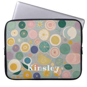 Caleidoscoop droom gepersonaliseerd laptop sleeve