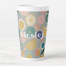 Caleidoscoop droom gepersonaliseerd latte mok