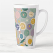 Caleidoscoop droom gepersonaliseerd latte mok (Rechts)