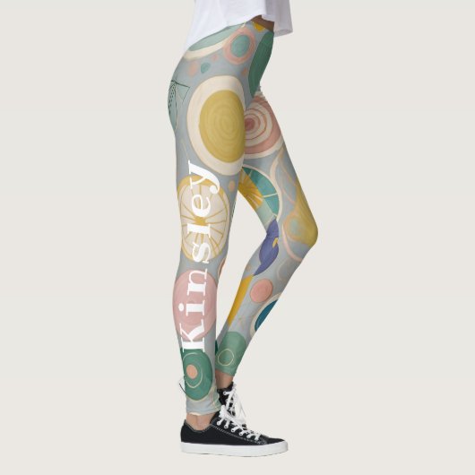 Caleidoscoop droom gepersonaliseerd leggings (Rechts)