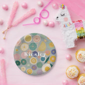 Caleidoscoop droom gepersonaliseerd papieren bordje (Feest)