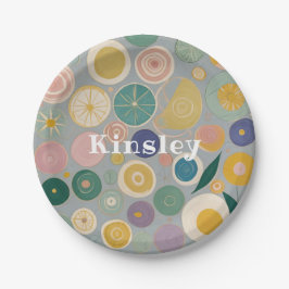 Caleidoscoop droom gepersonaliseerd papieren bordje