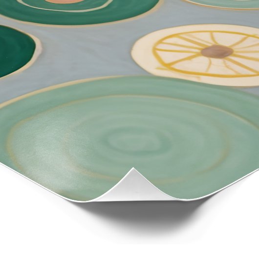 Caleidoscoop droom gepersonaliseerd perfect poster (Hoek)