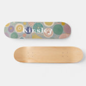 Caleidoscoop droom gepersonaliseerd persoonlijk skateboard (Horizontaal)