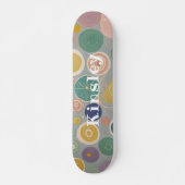 Caleidoscoop droom gepersonaliseerd persoonlijk skateboard (Voorkant)