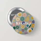 Caleidoscoop droom gepersonaliseerd ronde button 5,7 cm (Voorkant /achterkant)