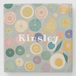 Caleidoscoop droom gepersonaliseerd stenen onderzetter