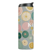 Caleidoscoop droom gepersonaliseerd thermosbeker (Gedraaid links)