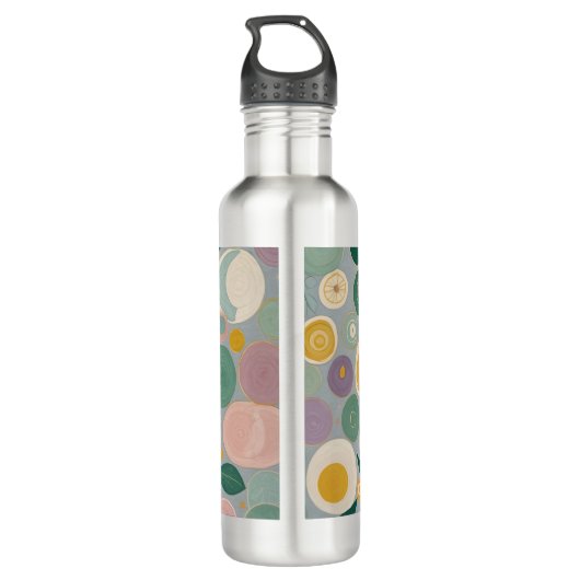 Caleidoscoop droom gepersonaliseerd waterfles  (Achterkant)