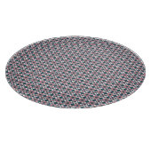 Caleidoscoop geometrisch patroon roze snijplank (Hoek)