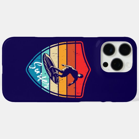 Caleidoscoop in blauw Case-Mate iPhone case (Achterkant (horizontaal))