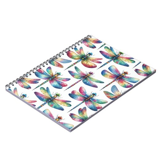 caleidoscoop-libellen notitieboek (Linkerzijde)