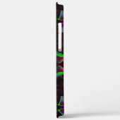 caleidoscoop met zeshoek, groen en rood Case-Mate iPhone case (Achterkant / Links)