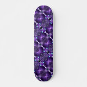 Caleidoscoop Paarse Abstracte fractale psychedelic Persoonlijk Skateboard (Voorkant)