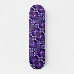 Caleidoscoop Paarse Abstracte fractale psychedelic Persoonlijk Skateboard
