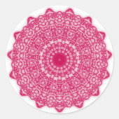 Caleidoscoop psychotische stickers (Voorkant)