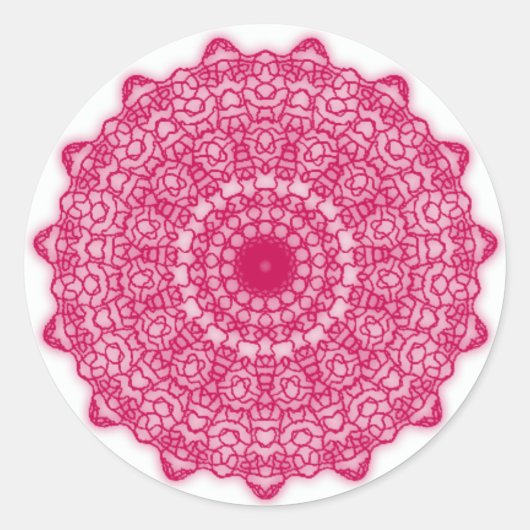 Caleidoscoop psychotische stickers (Voorkant)