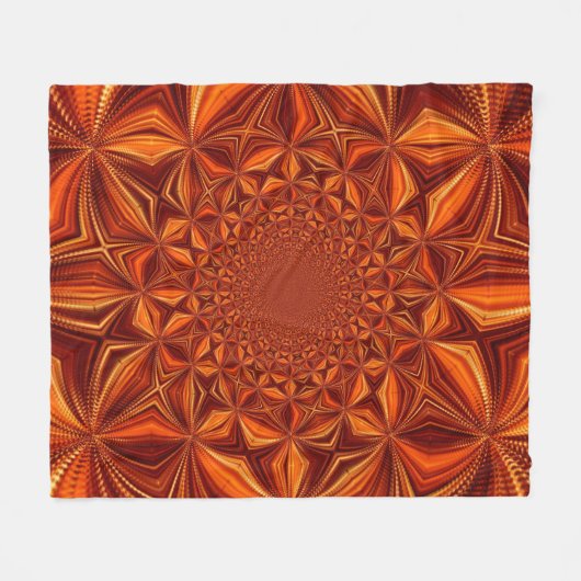 Caleidoscoop Red Digital Paper-28503 Fleece Deken (Voorkant (Horizontaal))