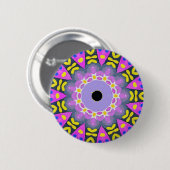caleidoscoop ronde button 5,7 cm (Voorkant /achterkant)