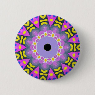caleidoscoop ronde button 5,7 cm