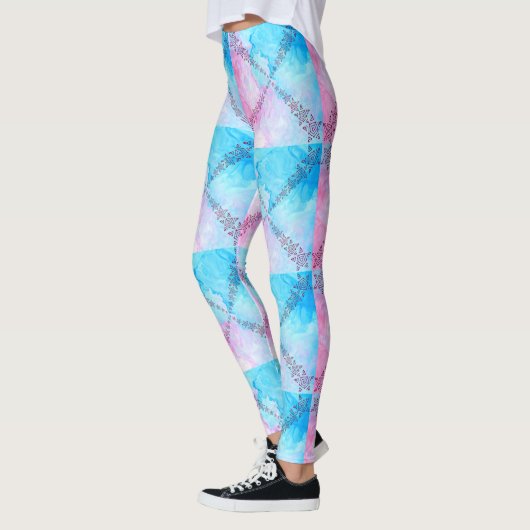 caleidoscoop stars-pastel leggings (Links)