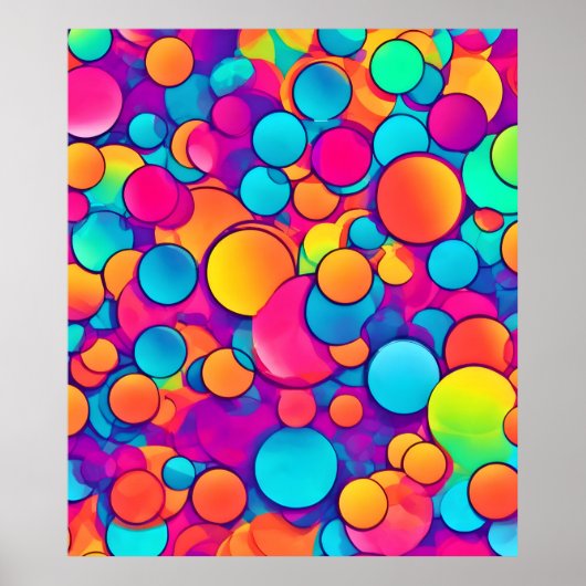 Caleidoscoop van circulaire dromen poster (Voorkant)