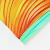 Caleidoscoop van Ocean Shells Fleece Deken (Hoek)