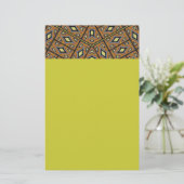 caleidoscoop voor Afrikaanse bakstenen Briefpapier (Staand voorkant)