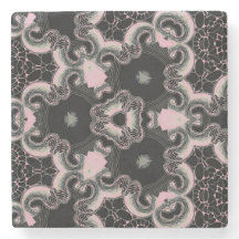 caleidoscoop zwart en roze ontwerp