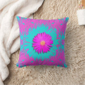 Caleidoscopio de Magenta y Turquesa Kussen (Deken)