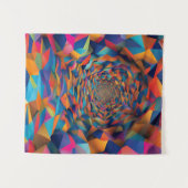 caleidoscopische prismatunnel wandkleed (Voorkant (horizontaal))