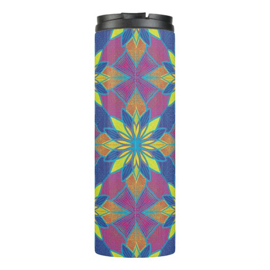 caleidoscopische thermische tuimelaar thermosbeker (Achterkant)