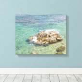 Calella de Palafrugell Canvas Afdruk (Insitu (Houten vloer))