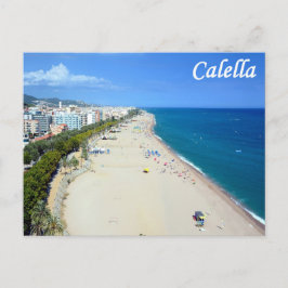 Calella strand briefkaart