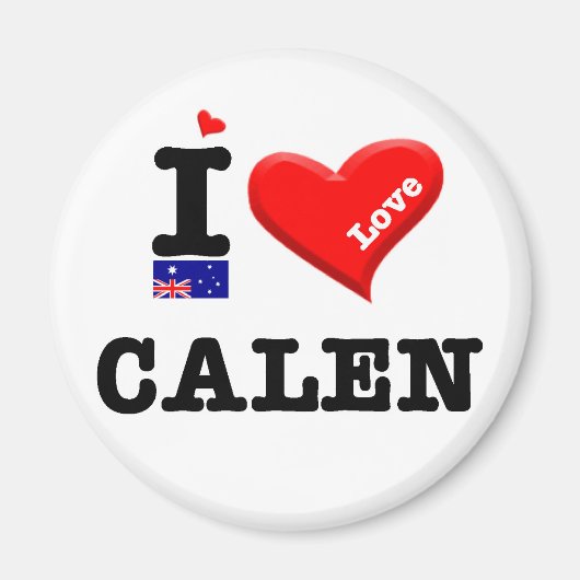 CALEN - I Love Magneet (Voorkant)