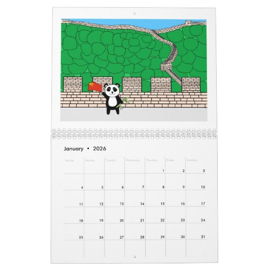 Calendar 12 Month 2026 Kalender (Jan 2026)