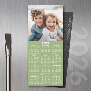 Calendar 1 Photo Collage - Kan Sage Green bewerken