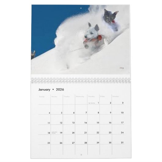 CALENDAR 2013,FUNNY PETS GRAPHICS,MAANDELIJKSE PLA KALENDER (Jan 2026)