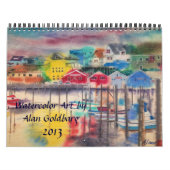 CALENDAR 2013 - WATERVERF ART VAN ALAN GOLDBARG KALENDER (Hoes)