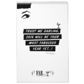 Calendar 2018  - your most fabulous year yet! kalender (Hoes)