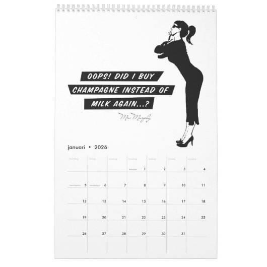 Calendar 2018  - your most fabulous year yet! kalender (Jan 2026)