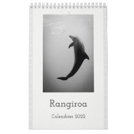 Calendar 2022 RANGIROA BW Kalender