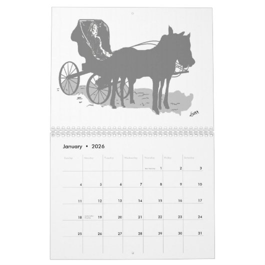 Calendar 2024 : daily Races Kalender (Jan 2026)